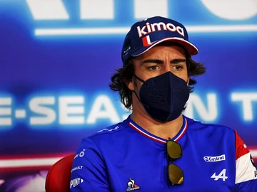 Fernando Alonso, en rueda de prensa Fernando Alonso, en rueda de prensa