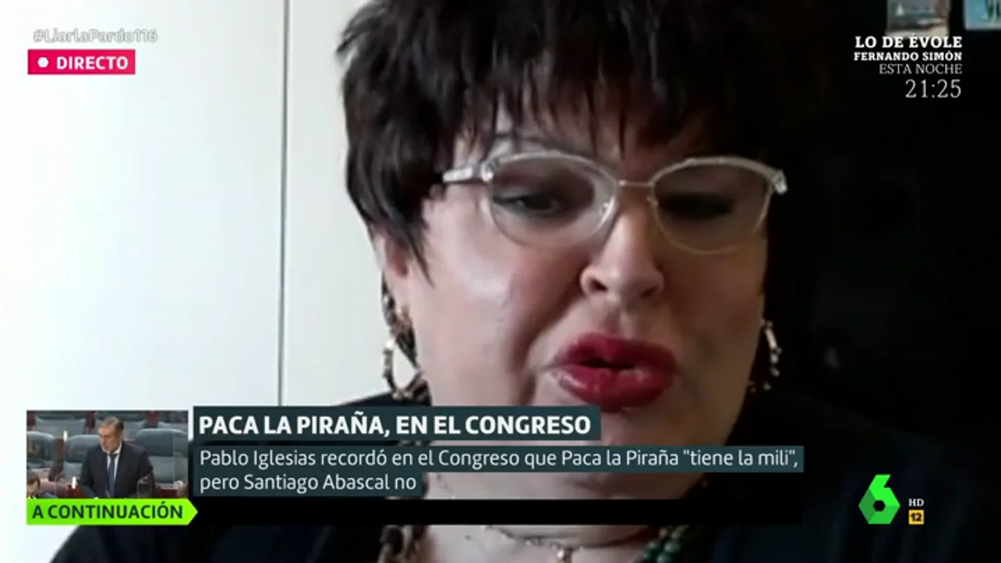 Paca la Piraña recuerda cómo vivió la mili: "Me daba miedo, me duchaba con el culo apretado" Paca la Piraña recuerda cómo vivió la mili: "Me daba miedo, me duchaba con el culo apretado"