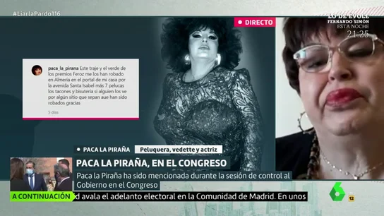Paca la Piraña denuncia un robo en su portal: "Me han robado las pelucas y me han dejado pelada" Paca la Piraña denuncia un robo en su portal: "Me han robado las pelucas y me han dejado pelada"