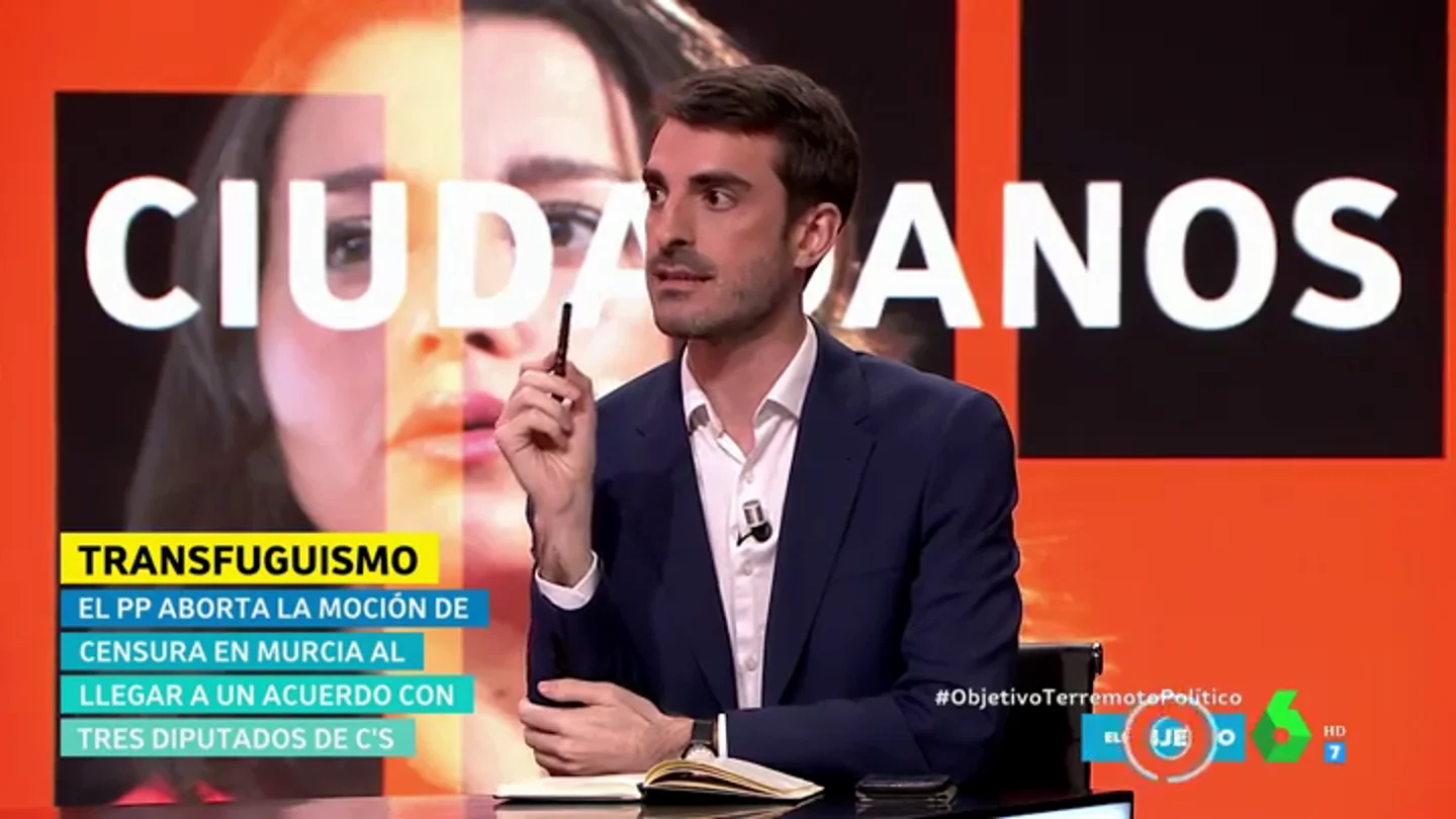 El politólogo Pablo Simón explica en dos minutos por qué sí cree que ha habido transfuguismo en Murcia El politólogo Pablo Simón explica en dos minutos por qué sí cree que ha habido transfuguismo en Murcia