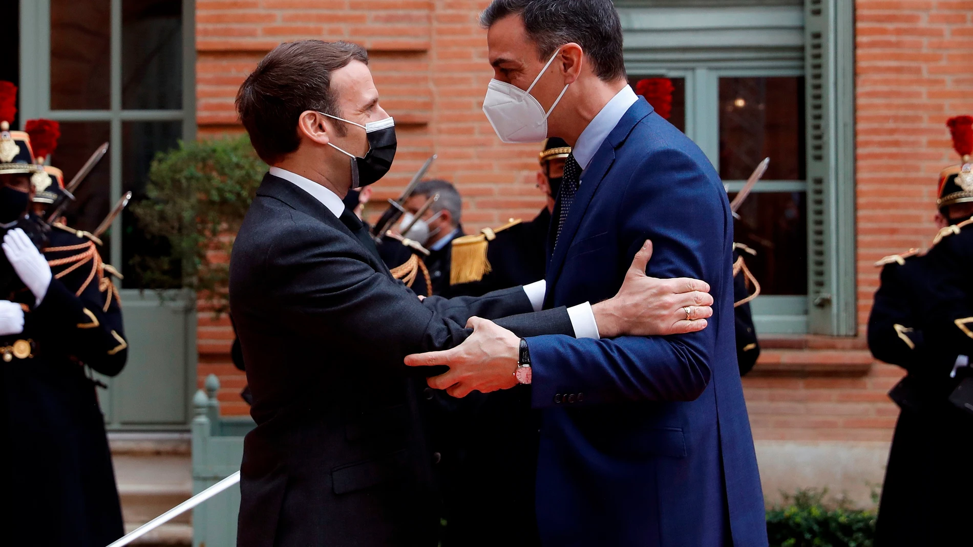Pedro Sánchez y Emmanuel Macron, durante su cumbre bilateral en Francia.