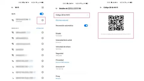 Generando un código QR para compartir el Wi-Fi Generando un código QR para compartir el Wi-Fi