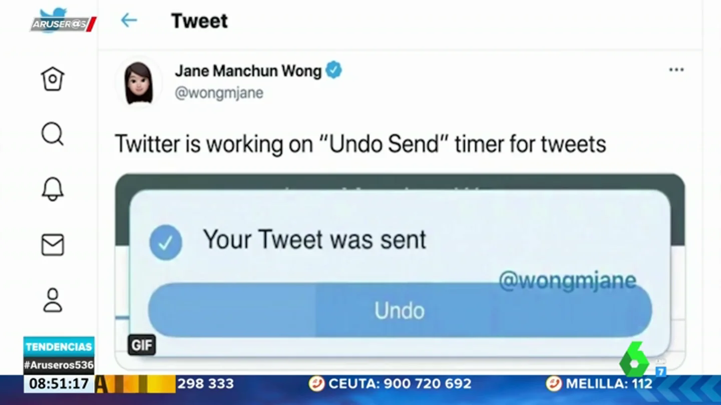 Twitter prepara un temporizador de cinco segundos para deshacer una publicación Twitter prepara un temporizador de cinco segundos para deshacer una publicación