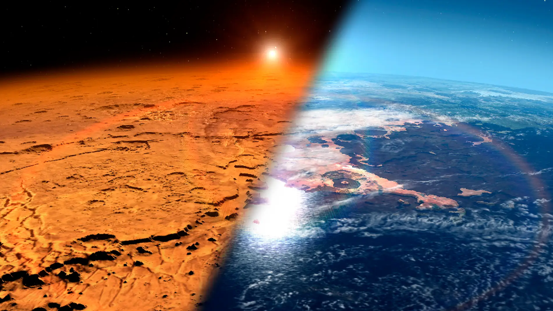 Gran parte del agua antigua de Marte quedo atrapada en su corteza no fue al espacio
