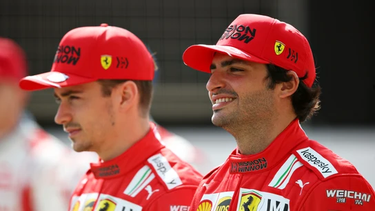 Charles Leclerc y Carlos Sainz Charles Leclerc y Carlos Sainz