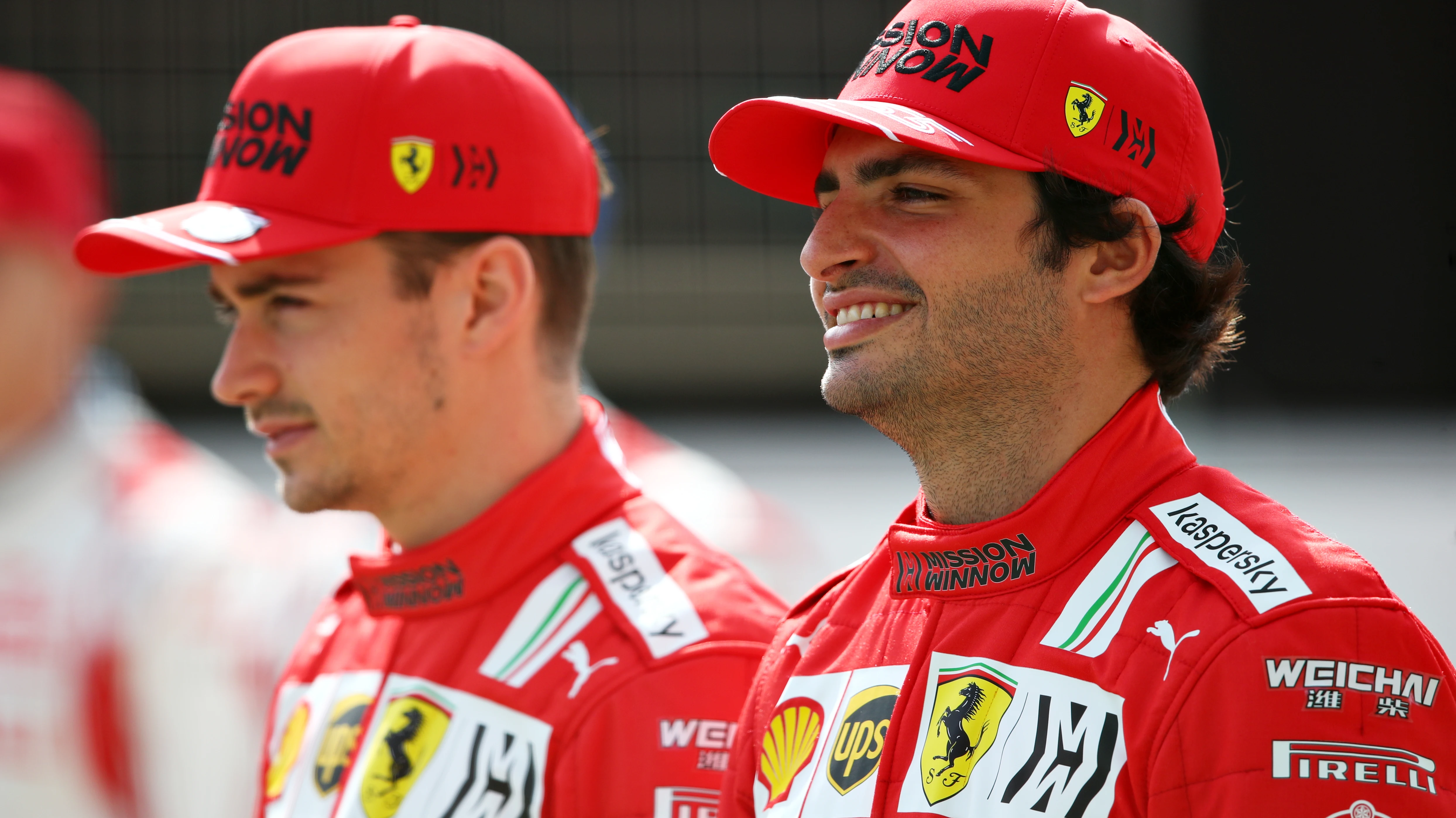 Charles Leclerc y Carlos Sainz