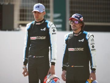 Fernando Alonso y Esteban Ocon Fernando Alonso y Esteban Ocon