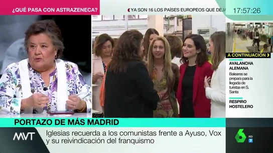 El mensaje de Cristina Almeida a Ayuso tras sus polémicas declaraciones: "Ahora se puede decir 'comunismo o fascismo' El mensaje de Cristina Almeida a Ayuso tras sus polémicas declaraciones: "Ahora se puede decir 'comunismo o fascismo'