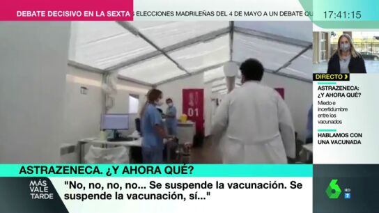 El momento en que se interrumpe la vacunaci&oacute;n.
