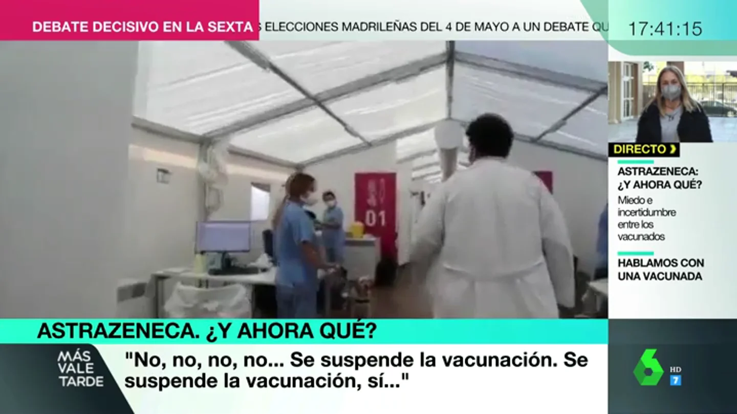 El momento en que se interrumpe la vacunación. El momento en que se interrumpe la vacunación.
