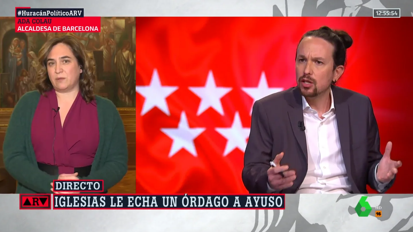 La alcaldesa de Barcelona, Ada Colau, en Al Rojo Vivo Ada Colau ARV