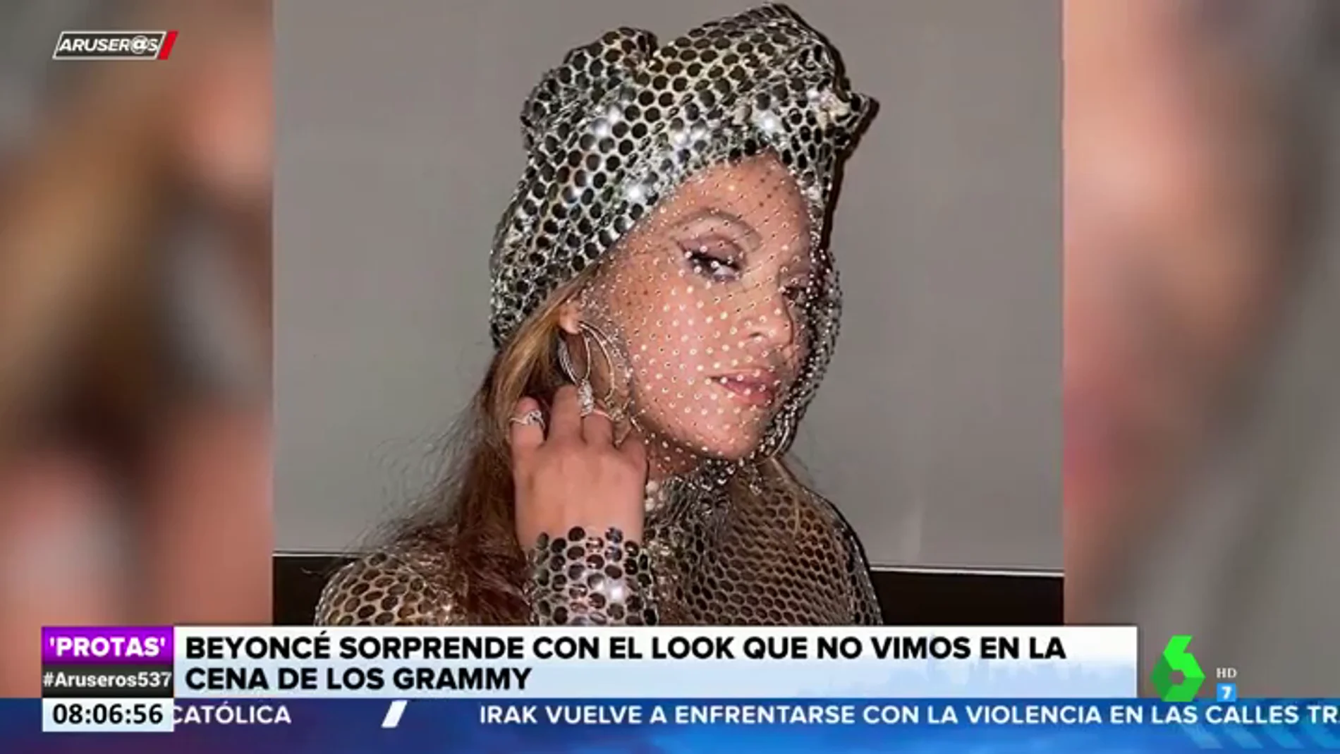 El impresionante look de Beyoncé que no vimos en la gala de los Grammy 