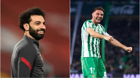 Mohamed Salah y Joaquín Sánchez Mohamed Salah y Joaquín Sánchez