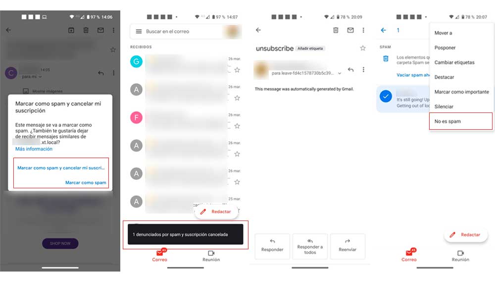Gestionando la cuenta de correo electrónico