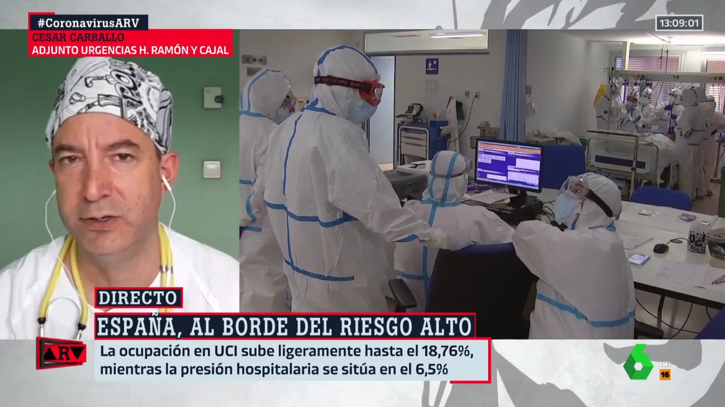 El doctor César Carballo, en Al Rojo Vivo César Carballo ARV