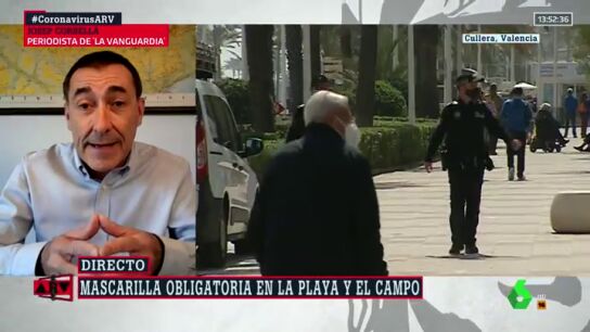 La opini&oacute;n de Josep Corbella sobre las mascarillas en la playa.