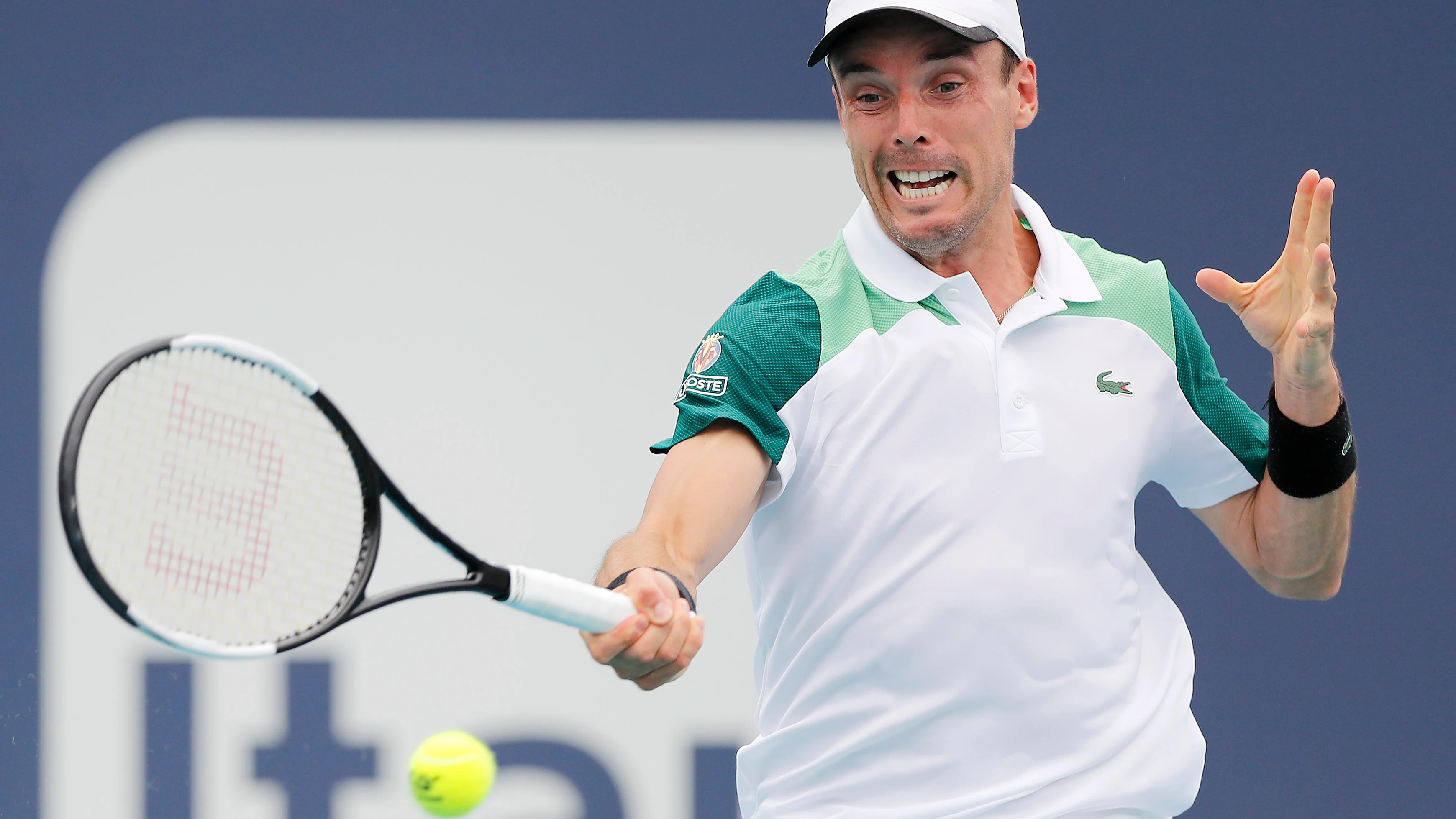 Roberto Bautista en el Miami Open