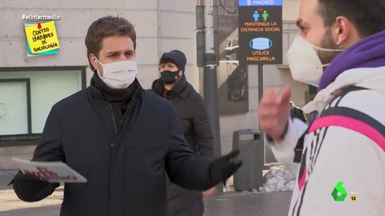 La anti-entrevista de Ibarburu a un joven que afirma no ver a su abuela por la pandemia: "Para ti ser un nieto de mierda es ser cívico" La anti-entrevista de Ibarburu a un joven que afirma no ver a su abuela por la pandemia: "Para ti ser un nieto de mierda es ser cívico"