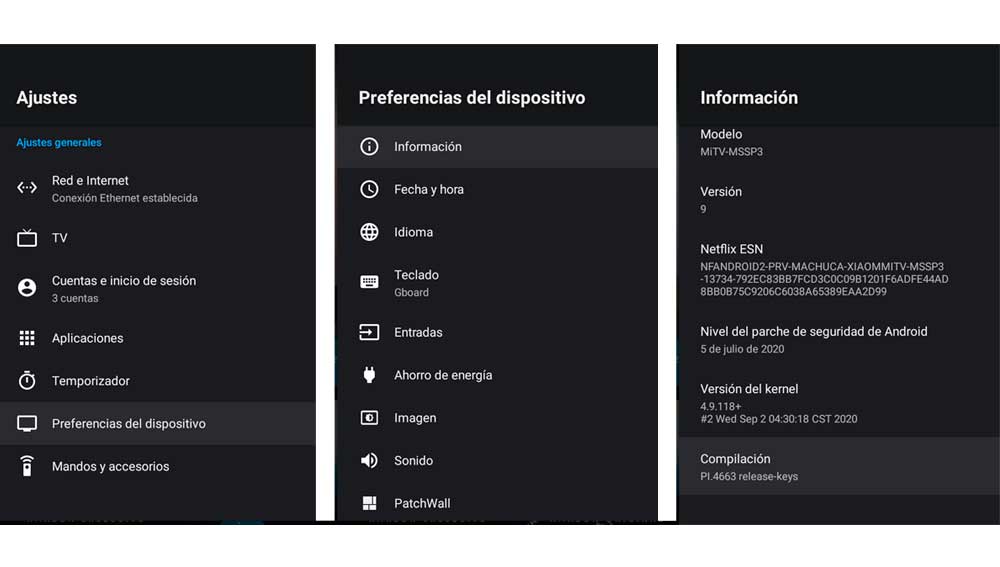 Activando opciones para desarrolladores