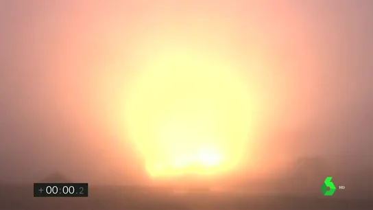 Explosión de un prototipo de Space X Explosión de un prototipo de Space X