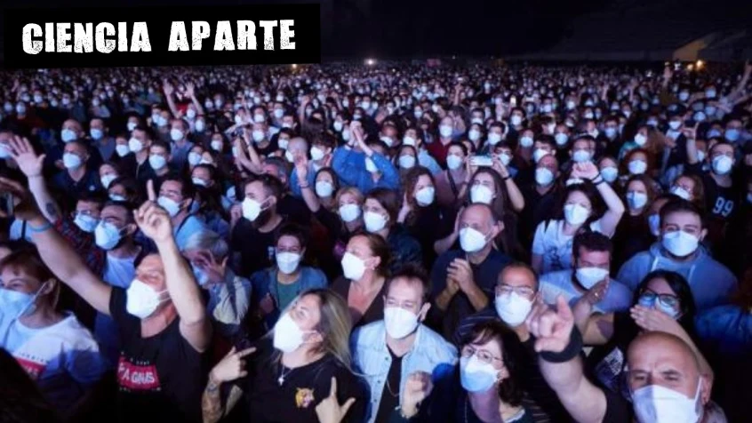 Imagen del concierto multitudinario de Love of Lesbian