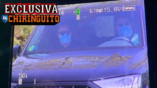 Raiola y el padre de Haaland, en Madrid. Imagen exclusiva de 'El Chiringuito' Raiola y el padre de Haaland, en Madrid. Imagen exclusiva de 'El Chiringuito'