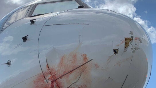 El avi&oacute;n de los Utah Jazz