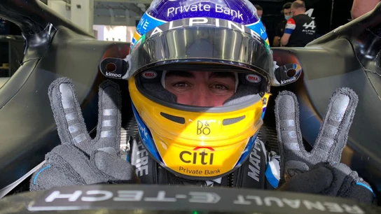 Fernando Alonso, feliz Fernando Alonso, feliz