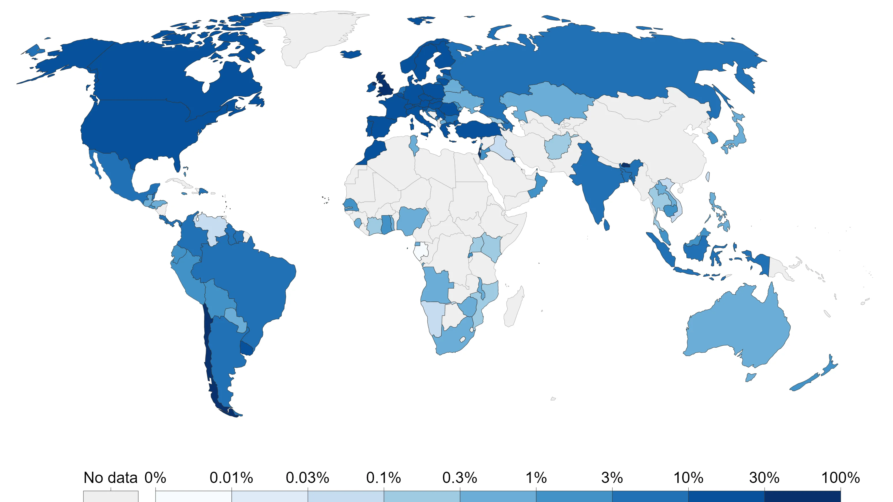 Vacunación en el mundo