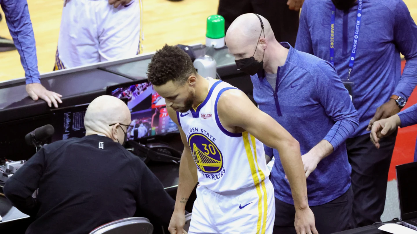 Stephen Curry, en un partido de los Warriors Stephen Curry, en un partido de los Warriors