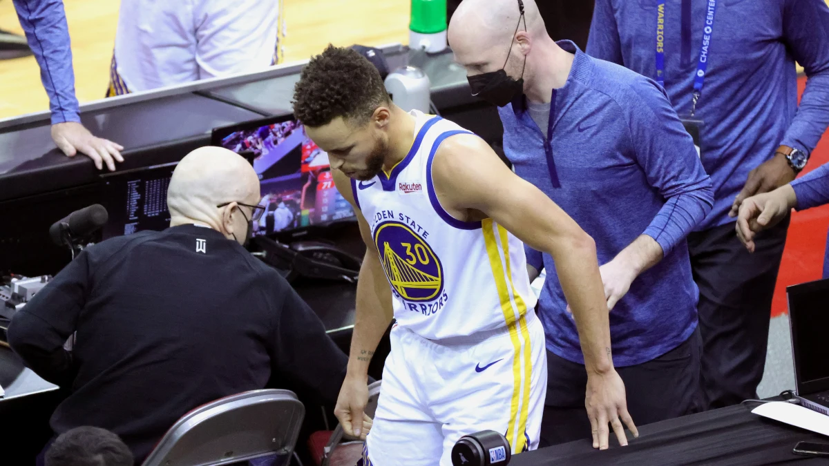 Stephen Curry, en un partido de los Warriors