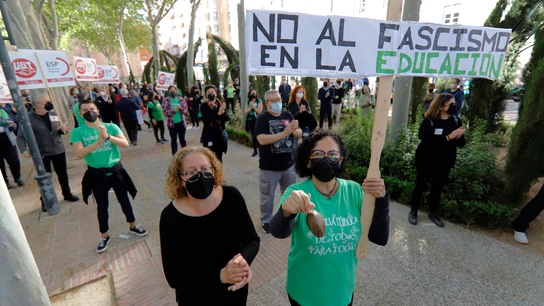 Manifestación de la Marea Verde en Murcia Manifestación de la Marea Verde en Murcia