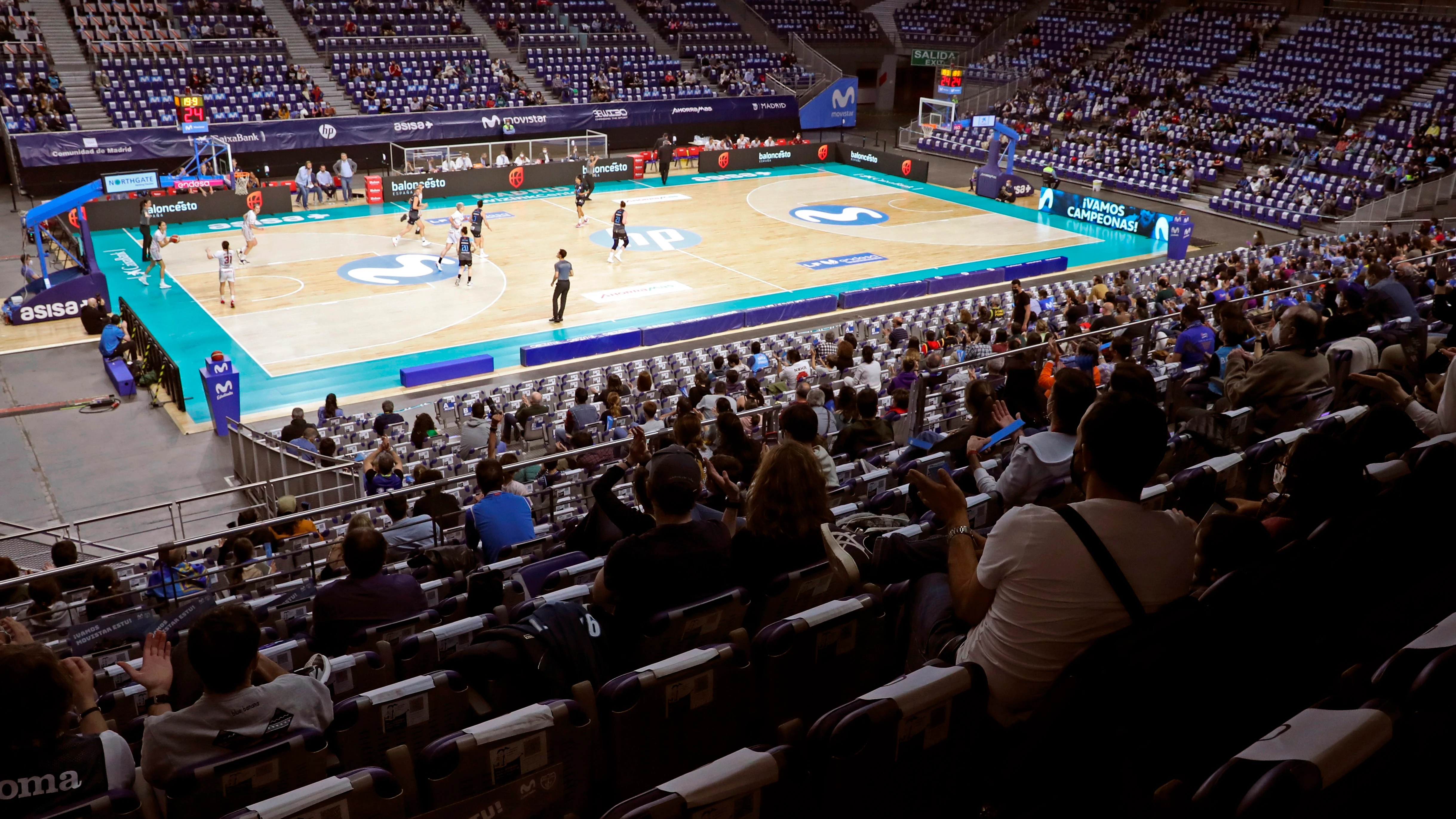 El WiZink Center, durante un partido del Movistar Estudiantes