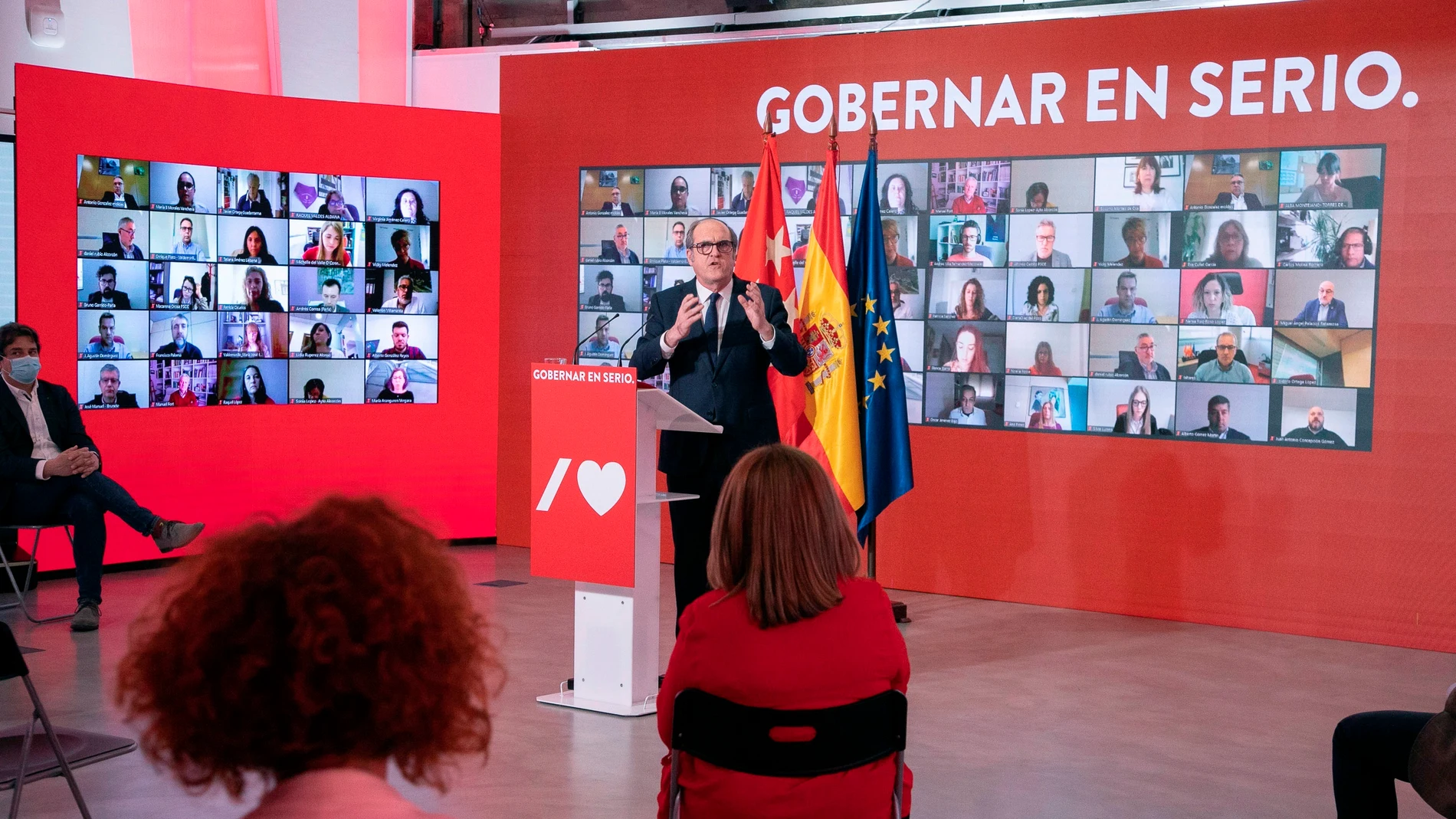 El candidato socialista a la presidencia de la Comunidad de Madrid, Ángel Gabilondo