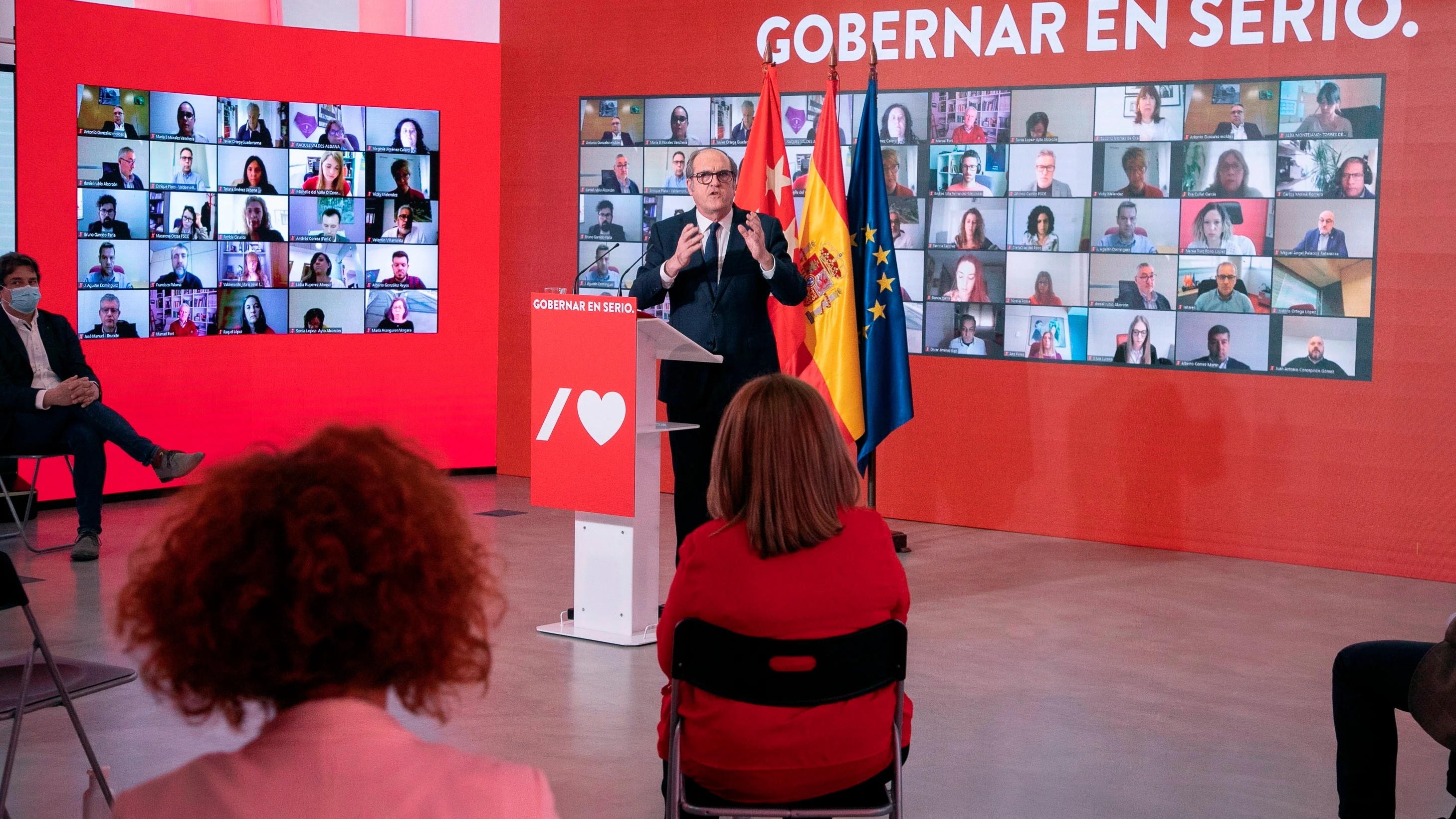 El candidato socialista a la presidencia de la Comunidad de Madrid, Ángel Gabilondo