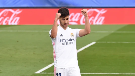 Marco Asensio celebra un gol con el Real Madrid Marco Asensio celebra un gol con el Real Madrid