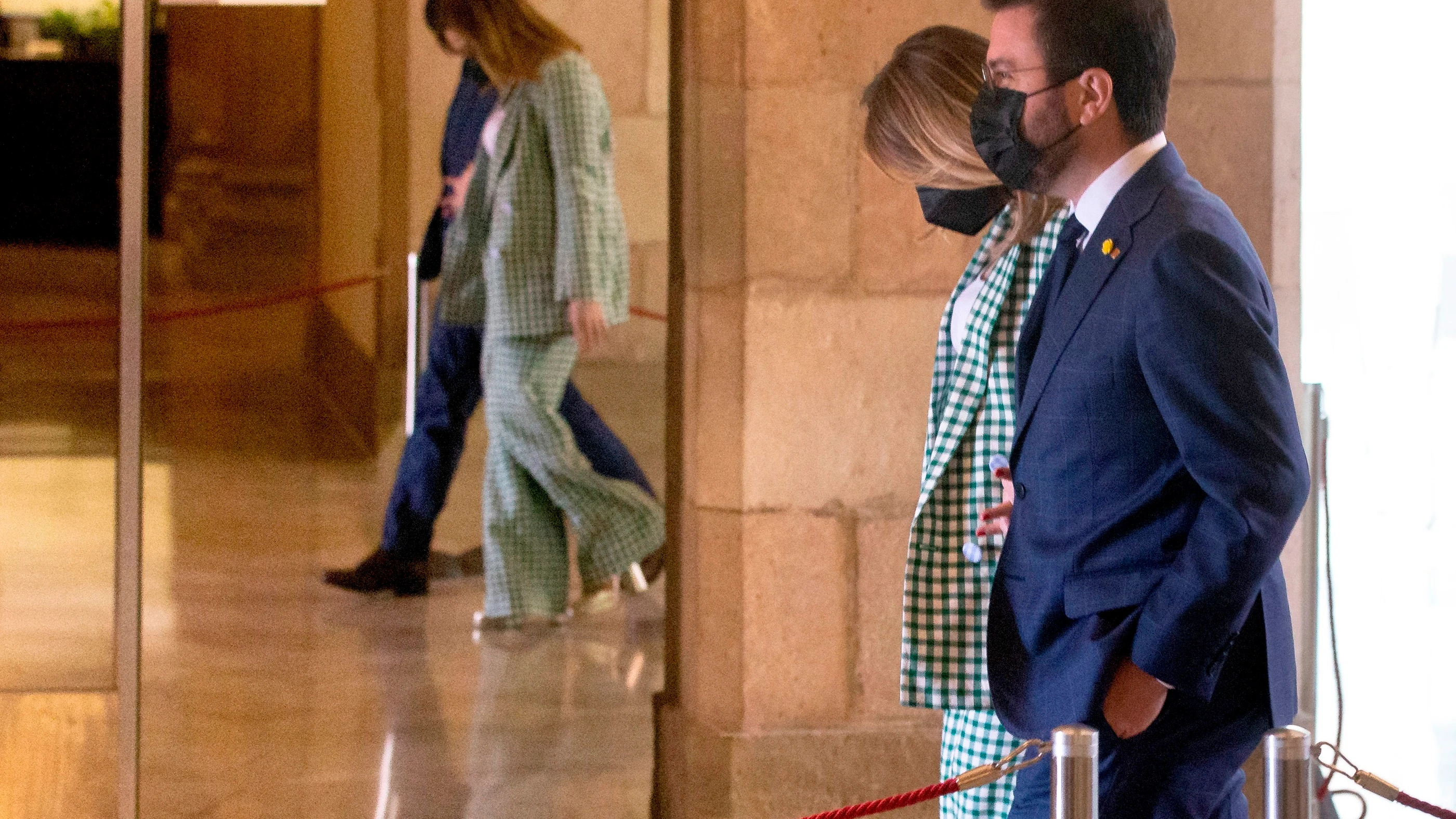 El candidato de ERC a la presidencia de la Generalitat, Pere Aragonès