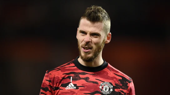 David de Gea, con el United David de Gea, con el United