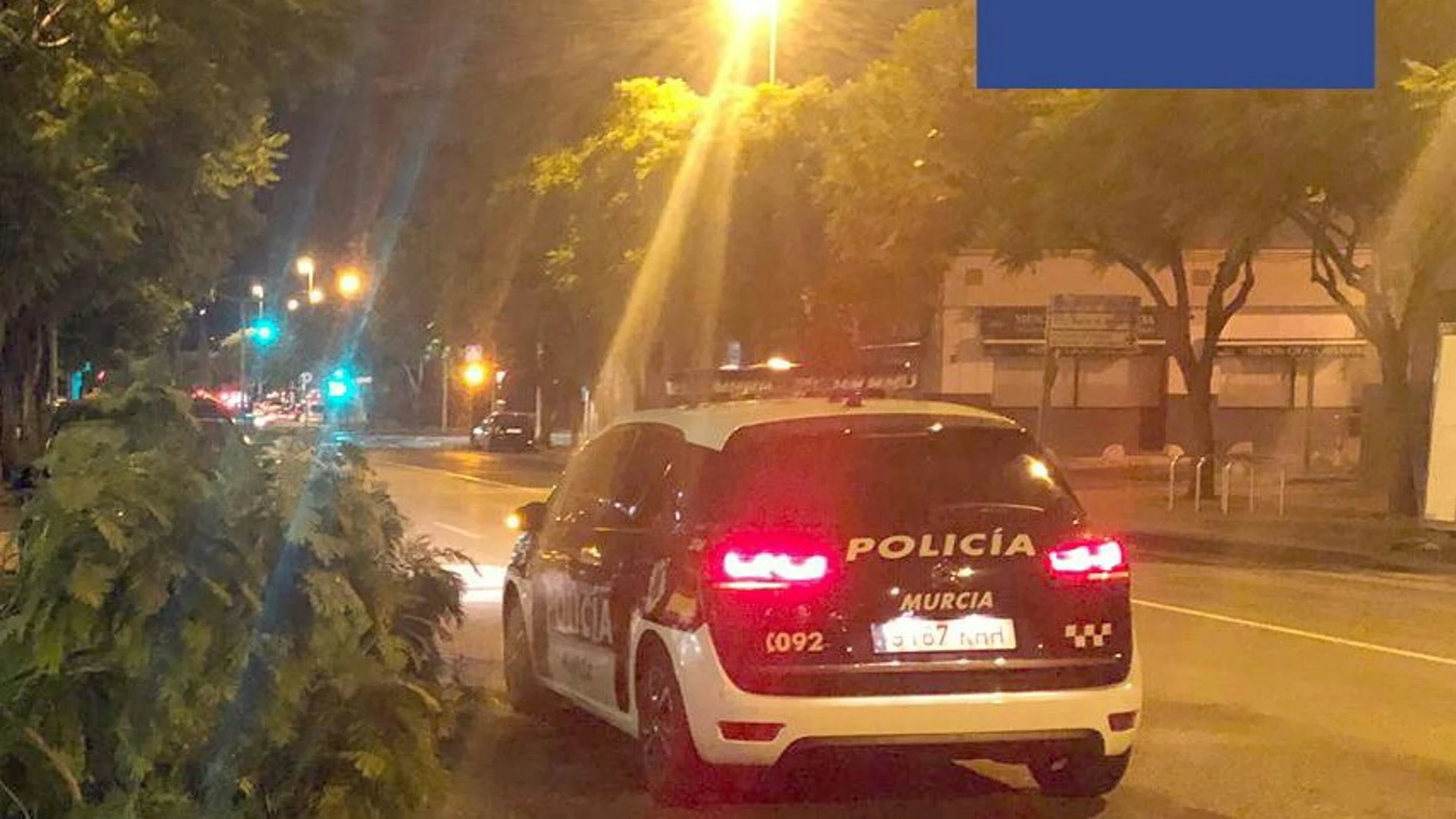 Un coche patrulla de la Policía de Murcia