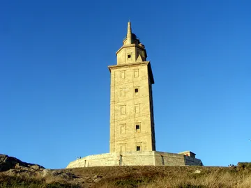 Torre de Hércules (A Coruña), en funcionamiento desde el S.II Torre de Hércules (A Coruña), en funcionamiento desde el S.II