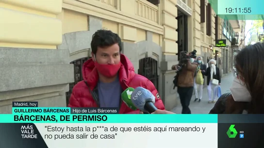 Willy Bárcenas, enfadado con la prensa: "Estoy hasta la polla, mi padre lleva años encerrado y no puede salir de casa" Willy Bárcenas, enfadado con la prensa: "Estoy hasta la polla, mi padre lleva años encerrado y no puede salir de casa"