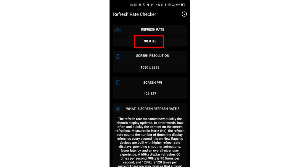 Comprobándolo con la App