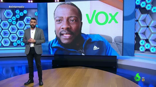 El Intermedio (05-04-21) La reacción de Dani Mateo al conocer la dura crítica de Bertrand Ndongo a Vox por sus palabras racistas El Intermedio (05-04-21) La reacción de Dani Mateo al conocer la dura crítica de Bertrand Ndongo a Vox por sus palabras racistas