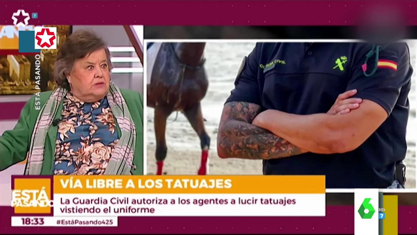 "Reconozco que me gusta un cuerpo desnudo": la inesperada confesión de Cristina Almeida sobre sus ligues con tatuajes "Reconozco que me gusta un cuerpo desnudo": la inesperada confesión de Cristina Almeida sobre sus ligues con tatuajes