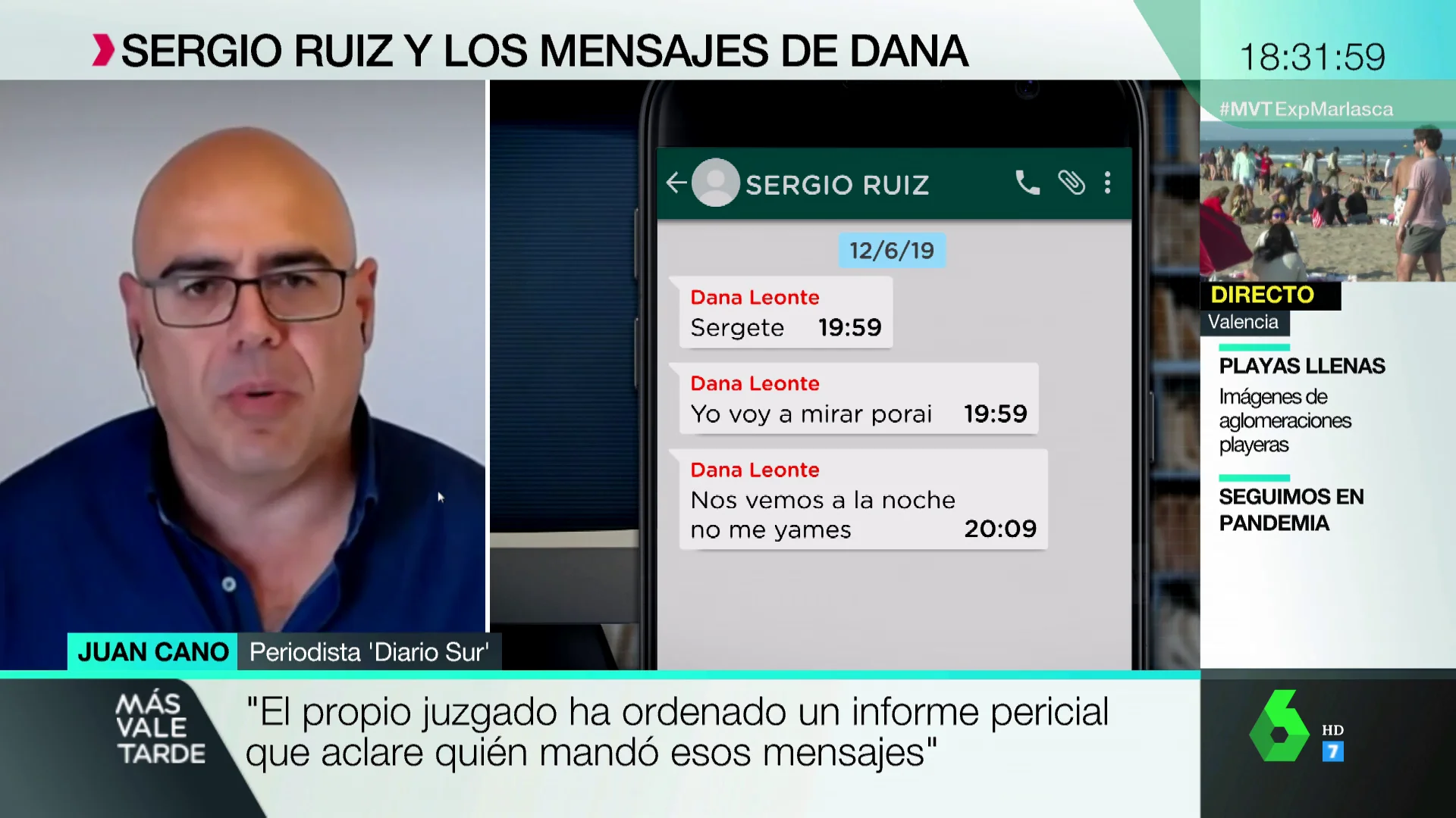 Un nuevo informe sostiene que los mensajes del móvil de Dana tras su desaparición los escribió el presunto homicida