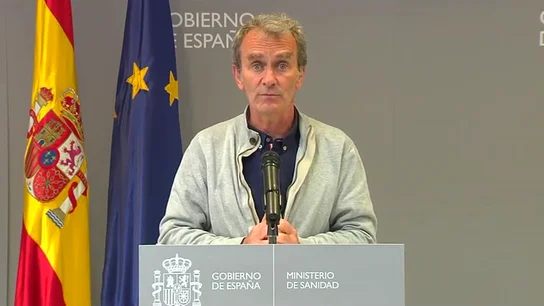 Antena 3 Noticias 1 (05-04-21) Fernando Simón advierte ante la subida de la incidencia: 'Estamos observando una tendencia al alza en toda España' Antena 3 Noticias 1 (05-04-21) Fernando Simón advierte ante la subida de la incidencia: 'Estamos observando una tendencia al alza en toda España'