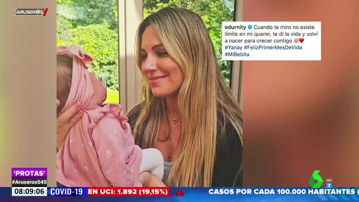 La preciosa canción de Edurne a su hija Yanay tras cumplir un mes