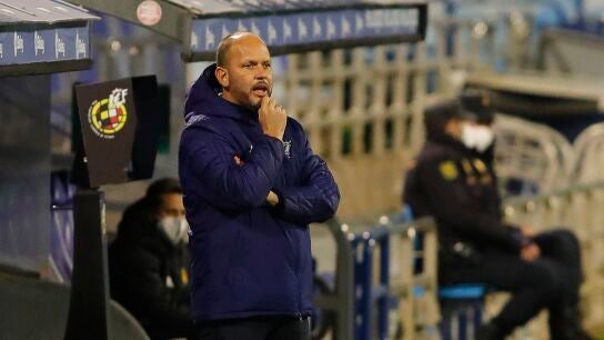 Jos&eacute; Alberto L&oacute;pez, entrenador del CD Mirand&eacute;s