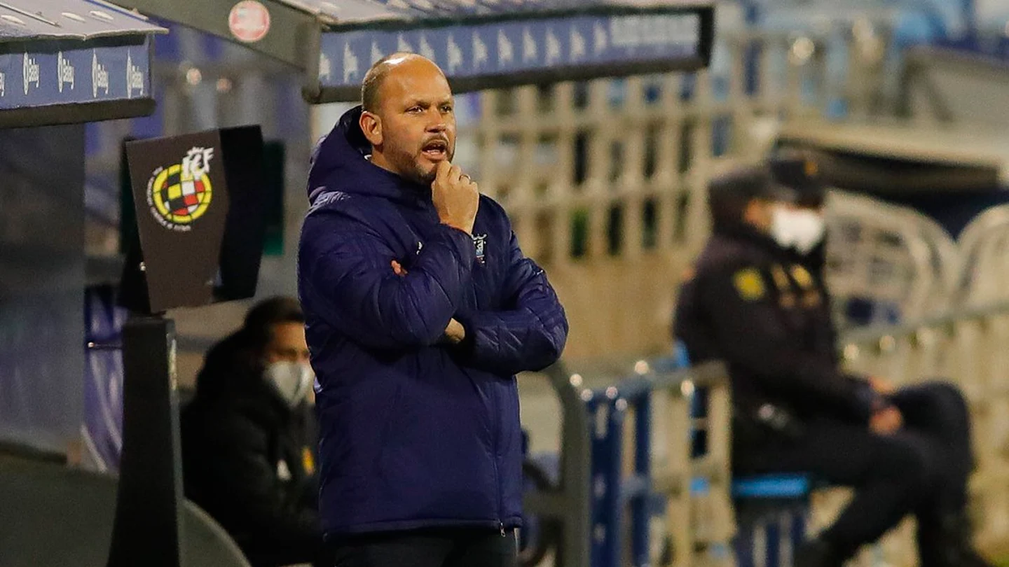 José Alberto López, entrenador del CD Mirandés José Alberto López, entrenador del CD Mirandés