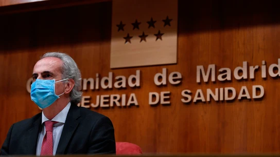 Enrique Ruiz Escudero, durante una comparecencia Enrique Ruiz Escudero, durante una comparecencia